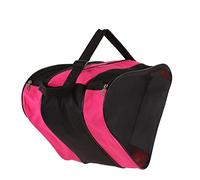 OVAQUIXI Bolsa para Patines con Correa Ajustable con Cremallera a Prueba de óxido, Bolsa Duradera para Patines para un Transporte Cómodo, para con 3 Bolsillos para en Línea/de Hockey, para con