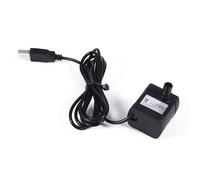 OVAQUIXI Bomba de Agua Sumergible DC sin Escobillas, 5V, Baja Sonoridad 35dB IP68, con Conector USB para Acuario, Fuente, Hidroponía