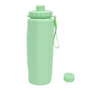 OVAQUIXI Botella de Agua Plegable de 600 Ml, Plegable, de Silicona, Reutilizable, Ecológica, con Correa de Transporte para Viajes, Senderismo, Acampada, Deportes, Actividades Al Aire Libre