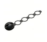 OVAQUIXI Bridas para Cables de Silicona de 12 Piezas, Juego de Cables Estirables Reutilizables, Ideales para de Electrodomésticos y Soluciones de Gestión de de Cocina (BLACK)