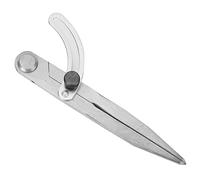 OVAQUIXI Brújula Artesanal de Cuero de Acero, Herramienta de Trabajo de Cuero Artesanal con Espaciado Ajustable de 170 Mm para Manualidades de Hechas a Mano
