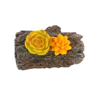 OVAQUIXI Caja para Llaves Oculta con Tocón de Imitación, Llavero Exterior de Resina Resistente a la Intemperie con Compartimento Oculto para Llaves de Repuesto para el Jardín del Hogar