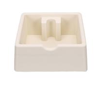 OVAQUIXI Cajón de café con Base Estable, Contenedor 2 en 1 para Posos de | Huella Compacta de 6,5 Pulgadas, Construcción de Plástico Flexible, Superficie No Porosa Fácil de Enjuagar, Cabe Debajo de