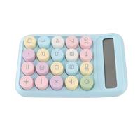 OVAQUIXI Calculadora Científica, Pantalla LCD de 10 Dígitos, Botón Mecánico, Portátil para Estudiantes, Exámenes y Tareas Contables (Blue)