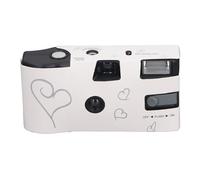 OVAQUIXI Cámara de Película Desechable (con 16 Piezas de Película en Color de 35 mm) ABS + Material de Papel, Operación Manual Completa Textura Retro Vintage, para Fotografía