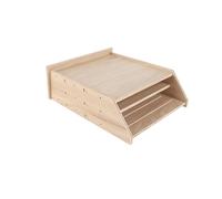 OVAQUIXI Casa para Murciélagos de Madera, Refugio para Exteriores Resistente a la Intemperie de Madera Triad, Fácil de Instalar para Jardín Trasero con Gran área de Descanso (Color)