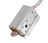 OVAQUIXI Cerradura Electromagnética de Control Eléctrico, Tamaño Pequeño y Duradero para Gabinetes y Cajones, Material de Hierro de 12V CC, 54x41x27mm