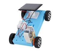 OVAQUIXI Coche de Juguete con Energía Solar Kit de Bricolaje Ciencia Plástica Juguete de Construcción Experimental 17 Piezas 10 X 7,5 X 5 Cm Proyecto de Física de Aprendizaje Práctico para Niños
