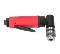 OVAQUIXI Codo de Taladro Neumático Industrial, Aleación de Zinc, Pinza de 6 Mm, Velocidad de 15000 Rpm, para Máquina de Clavos Neumática y Mini Pistolas de Tornillo