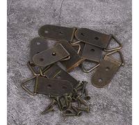 OVAQUIXI Colgador de Marcos de Fotos, Gancho de Hierro para Pared de Fotos, Suministros de Arte, 50 Uds., Fácil Instalación para Colgar Marcos y Espejos (Tipo E)