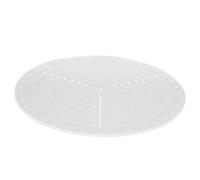 OVAQUIXI Compás Acrílico para Centrar Círculos, con Escalas Transparentes, para Herramientas de Dibujo y Torneado de Madera (Regla de centrado de carpintería pequeña)