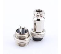 OVAQUIXI Conector de Clavija de Aviación Tipo Tornillo GX16 de 3 Pines Resistente Al Agua para Sistemas de Adquisición de Datos, Comunicaciones, Automoción