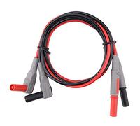 OVAQUIXI Conjunto DE CABLES DE Prueba DE Prueba Multímetro (P1300D) CABLES DE DE COBRE 1M (4 Mm DE diámetro) Alciba sin Deslizamiento ABS con 22 Accesorios, Conexión Estable para una