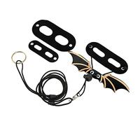 OVAQUIXI Correa Ajustable para Dragón Barbudo, Arnés de Cuero Artificial para Reptiles con Alas, Sombrero, Bufanda, Chaleco Suave a Prueba de Escape para Lagartos y Mascotas Pequeñas (Black)