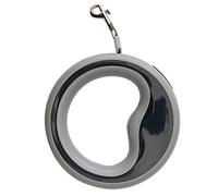 OVAQUIXI Correa Retráctil para Perros Cuerda Retráctil Automática para Mascotas con Ergonómico Cerradura de Seguridad y Gancho de Metal 360 para Entrenamiento de Paseos de Perros Al Aire (Grey)