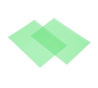 OVAQUIXI Cubierta de Encuadernación B5, Protectores de Página de PP Esmerilados Impermeables para Presentaciones de Informes, 50 Uds. (GREEN)