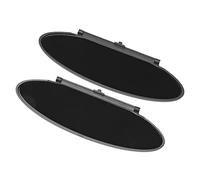 OVAQUIXI Cubierta de Espejo ABS para Visera Solar, Tapa de Repuesto Negra para 986 987, Duradera y Resistente a Impactos para el Interior del Vehículo