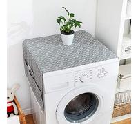 OVAQUIXI Cubierta de la Lavadora de Refrigerador de Algodón Resistente Al Algodón Resistente Al Colorante de Colorante para el Hogar 55 X 130 Cm (70 * 170cm 67x28 pulgada)