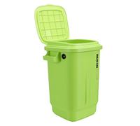 OVAQUIXI Cubo de Basura de 73L con Tapa, Gran Capacidad con Asas para Cocina Baño Oficina (GREEN)