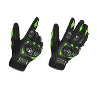 OVAQUIXI de Ciclismo Al Aire de Nailon con Protección para Articulaciones, de Ciclismo Anticolisión con Dedos Completos para Al Aire (L)