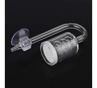 OVAQUIXI Difusor de CO2 para Acuario de Vidrio de Alta Transparencia, Atomizador de CO2 Eficiente para Plantas Acuáticas, Disolvente de Transparente con Ventosa para Pecera