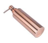 OVAQUIXI Dispensador de de Oro Rosa, Dispensador de Loción de Líquido con Bomba Manual de Acero Inoxidable para Cocina y Baño, 550 Ml (350ML)