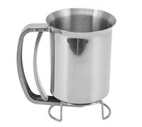 OVAQUIXI Dispensador de Masa de Acero Inoxidable Vertedor de Panqueques Dispensador de Masa para Panqueques de Fácil de Llenar Sin Ensuciar Acero Inoxidable 18/8