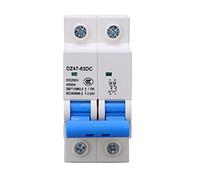 OVAQUIXI Disyuntor de CC Fotovoltaico, Disyuntor de CC Fotovoltaico PP 2P DC250V 4KA, Protección contra Cortocircuitos de Sobrecarga, Montaje en Panel Modular para Sistemas Solares Hogares Oficinas