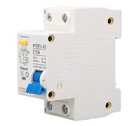 OVAQUIXI Disyuntor Diferencial 10A 1P+N, Interruptor de Seguridad Miniatura, Protección contra Sobrecarga y Cortocircuito, Montaje en Carril DIN, 230V, 30mA