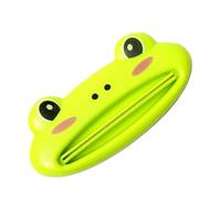 OVAQUIXI El Exprimidor de Tubo de Pasta de Dientes con Forma de Elefante Divertido Fomenta la Limpieza Bucal de los Niños, Material ABS de 1,57 X 3,54 Pulgadas (Rana)