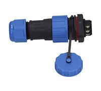 OVAQUIXI Enchufe de Aviación Conector PA66 PPS 5A IP68 Enchufe Macho Hembra Roscado sin Soldadura para Equipos Industriales Sistemas de Comunicación Uso de Instrumentación y Control (6 pines)
