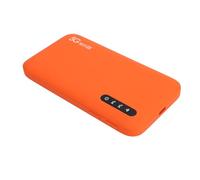 OVAQUIXI Enrutador Hotspot Móvil 5G (Naranja) Descarga de 2,77 Gbps/Carga de 1,25 Gbps, WiFi6 de Doble Banda (2,4 G+5,8 G), Batería de 6100 MAh, Admite 16 Dispositivos, IP67 Resistente a