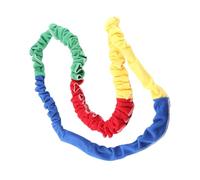 OVAQUIXI Equipo de Integración Sensorial para Jardín de Infantes Al Aire Cuerda de Tensión Elástica para Niños Entrenamiento Agarre Tierra Comunicación Entre Padres e Hijos Felpa + Tubo de Goma