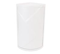 OVAQUIXI Estante de Esquina de Baño, Gabinete Almacenamiento Giratorio 360 Grados con Gran Capacidad, Multifuncional para Cocina, Dormitorio y Baño (Grey)