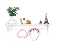 OVAQUIXI Estante de Pared con Forma de Amor, Estante de Almacenamiento de Pared, Montado en la con Diseño de Corazón Hueco para Decoración del Hogar, Sala de Estar y
