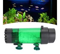 OVAQUIXI Filtro de Acuario de Lecho Fluidizado Filtro de Medios Biológicos de Burbujas de Plástico con Ventosa Reactor de Filtración Biológica para Circulación de Oxígeno en Peceras y Uso del de