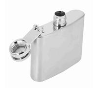 OVAQUIXI Frasco de Whisky de Acero Inoxidable, Petaca Portátil con Embudo, 1 Oz, 2 Oz, 4, 5, Botella de Licor a Prueba de Fugas para Hombres, Mujeres, Viajes, Camping, Picnic, Pesca (Jarra de 2