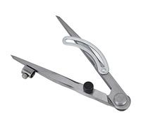 OVAQUIXI Herramienta de Bordeadora Divisora de Alas, Calibradores de Juntas de Acero Al Carbono para Marcado de Precisión con 150 Mm de Longitud, Ideal para Carpintería y Trabajos en Metal (150mm)