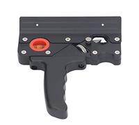 OVAQUIXI Herramienta de Recorte de Bordes Portátil para Carpintería, Plano de Chaflán, para Varios Tipos de Madera, Construcción de Aleación de Aluminio (BLACK)
