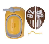 OVAQUIXI Inodoro de Entrenamiento para Ir Al Baño con Dibujos Animados para Niños Pequeños, Lindo Entrenador de Transición para Niños y Niñas + Seguridad y Diversión para Pequeños + Material: PP, PU