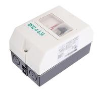OVAQUIXI Interruptor de Protección del Motor a Prueba de Agua IP55, Disyuntor ABS para Protección contra Sobrecarga del Motor, Compatible con 220 V 380 V, Ideal para Uso Industrial