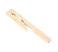 OVAQUIXI Juego de Clips para Tubos de Ensayo de bambú para Experimentos de Laboratorio, Soporte de Madera Duradero para Tubos de Ensayo de 10-20 Mm, 10 Piezas