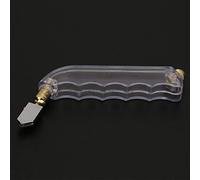OVAQUIXI Juego de Cortador de Vidrio Portátil con Empuñadura de Pistola para Cortar Fácilmente Azulejos de Cerámica, Incluye Diseño Ergonómico de Alimentación de Aceite