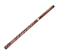 OVAQUIXI Juego de Flauta Dizi de bambú Amargo Seco con Nudo Chino, Ideal para Actuaciones y Principiantes, 67 X 2,8 Cm