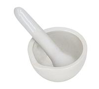 OVAQUIXI Juego de Mortero y Maja, Cuencos de Molienda Pequeños de Cerámica de 60 Ml para Hierbas, Especias y Granos, 10 Juegos de Suministros de Laboratorio