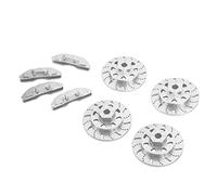 OVAQUIXI Juego de Pinzas de Freno de Aluminio para Axial Ryft 1/10 Rc, | Incluye 4 discos, 4 calibradores, 8 tornillos, acopladores hexagonales de 5 mm de apertura y 12 mm, aspecto mejorado de