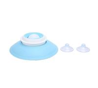 OVAQUIXI Juguete Interactivo para Lamer Perros y Gatos, Dispensador de Golosinas con Bola Giratoria con Base de Ventosa, para la Salud de Mascotas y Estimulación Mental (White)