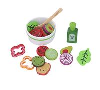 OVAQUIXI Juguete para Ensalada De Verduras, Cultiva La Cognición del Bebé Y Fomenta La Interacción Entre E Hijos, Incluye Construcción De Bloques De Verduras Y Frutas