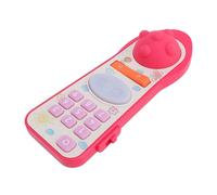 OVAQUIXI Juguete Remoto de TV con Diseño Realista y Selección Musical Diversa para el Aprendizaje del bebé, Juguete Remoto de TV Iluminado para Niños Pequeños