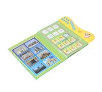 OVAQUIXI Libro de Aprendizaje Electrónico para Bebés, Libro Electrónico de Sonido árabe Que Llama la Atención para la Educación Temprana de Niños, Adecuado para Edades de 3 Años en Adelante